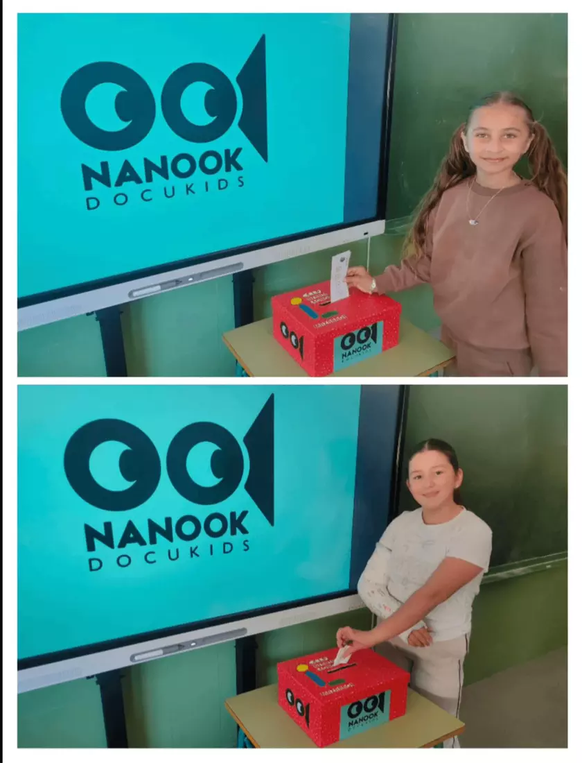 Mesa de votación de Nanook 2025